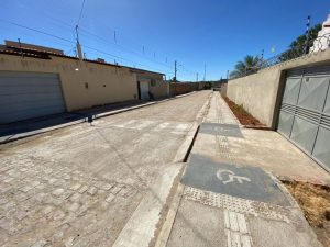 Obra de calçamento em São Raimundo Nonato